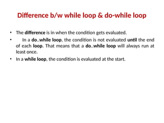 Control Statements and Loops in c with examples.pptx