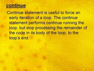 Control statements in java | PPT