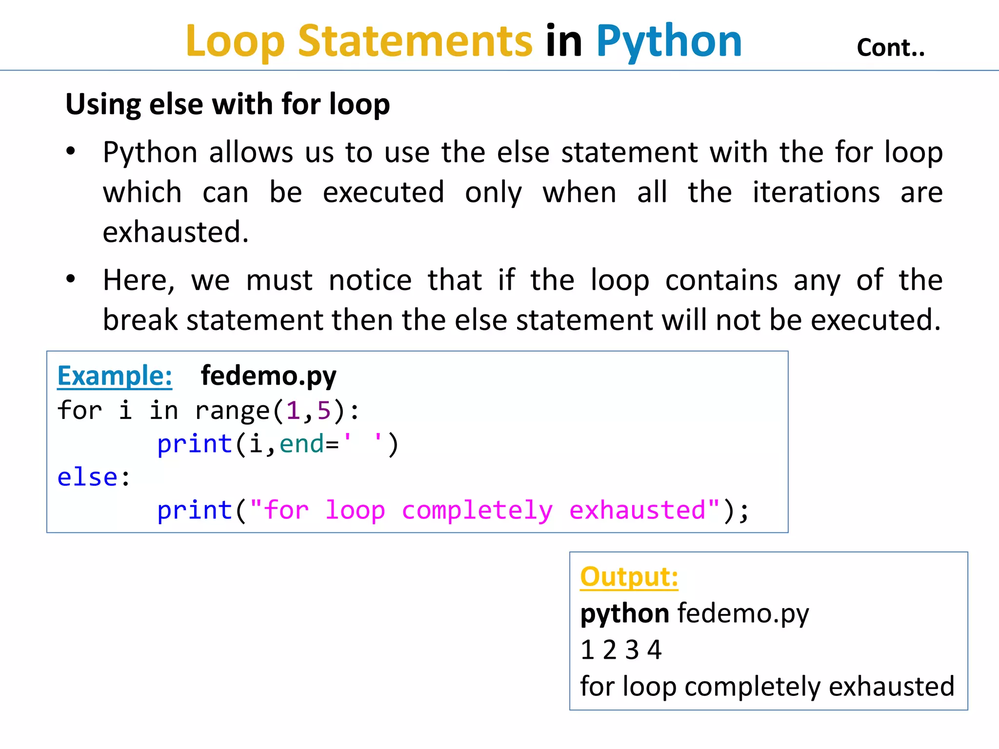 Control_Statements_in_Python.pptx | Programming Languages | Computing