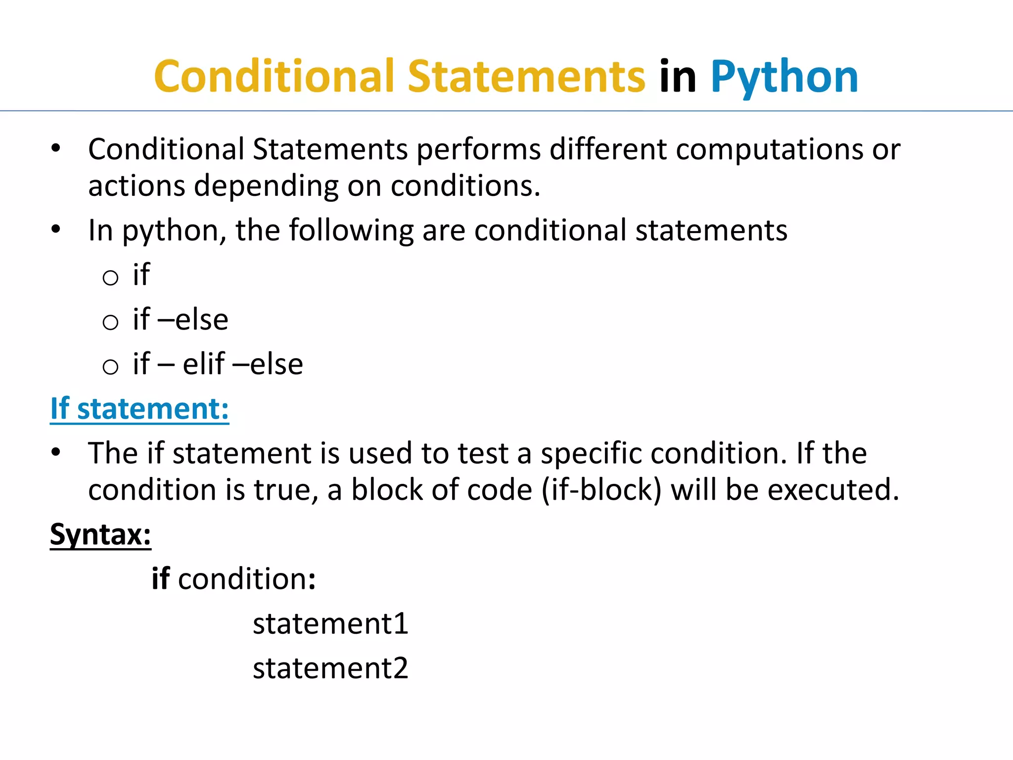 Control_Statements_in_Python.pptx | Programming Languages | Computing