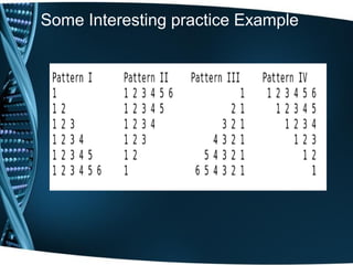 Some Interesting practice Example
 