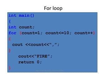 Control structure C++ | PPT