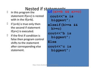 Control structure C++ | PPT