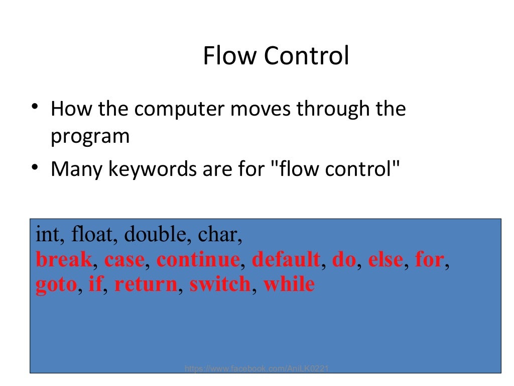 Control structure C++