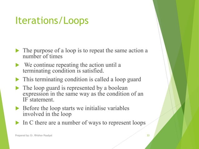 Control Structure in C-programming with examples | PPT