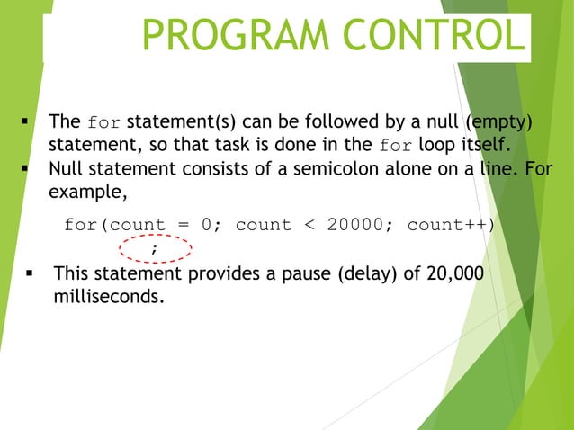 Control Structure in C-programming with examples | PPT