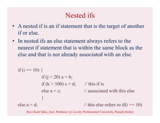 Control structures in Java | PDF