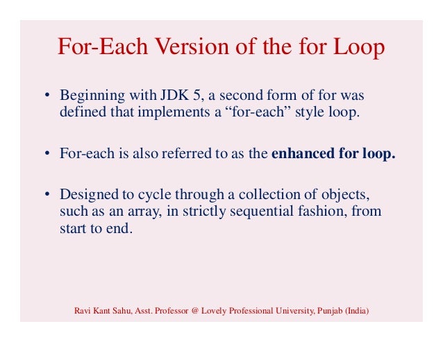 Control structures in Java