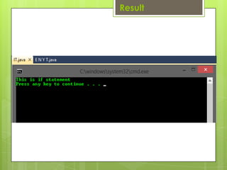 Control structures | PPT