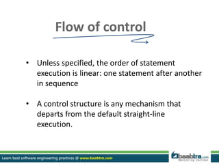 Control structures in C | PPT
