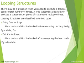 Control structures | PPT