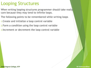 Control structures | PPT
