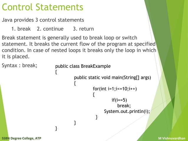 Control structures | PPT