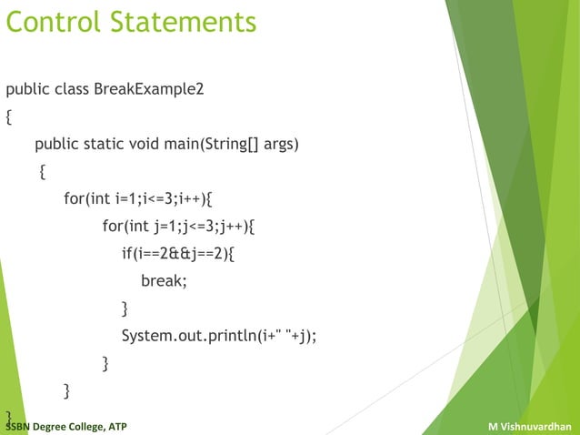 Control structures | PPT