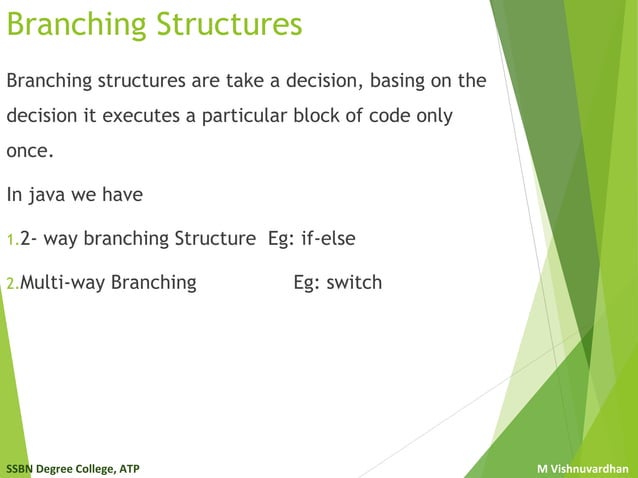 Control structures | PPT