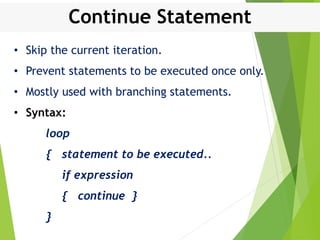 Control structures IN SWIFT | PDF