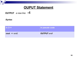 Comprehensive Introduction to Programming Control Structures and C++ ...