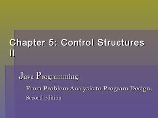 Control structures ii | PPT