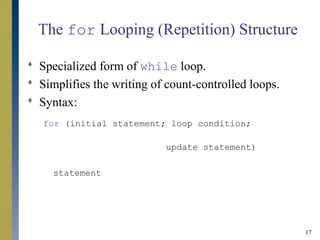 Control structures ii | PPT