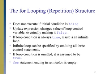 Control structures ii | PPT