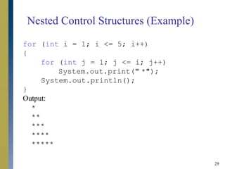 Control structures ii | PPT