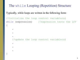 Control structures ii | PPT