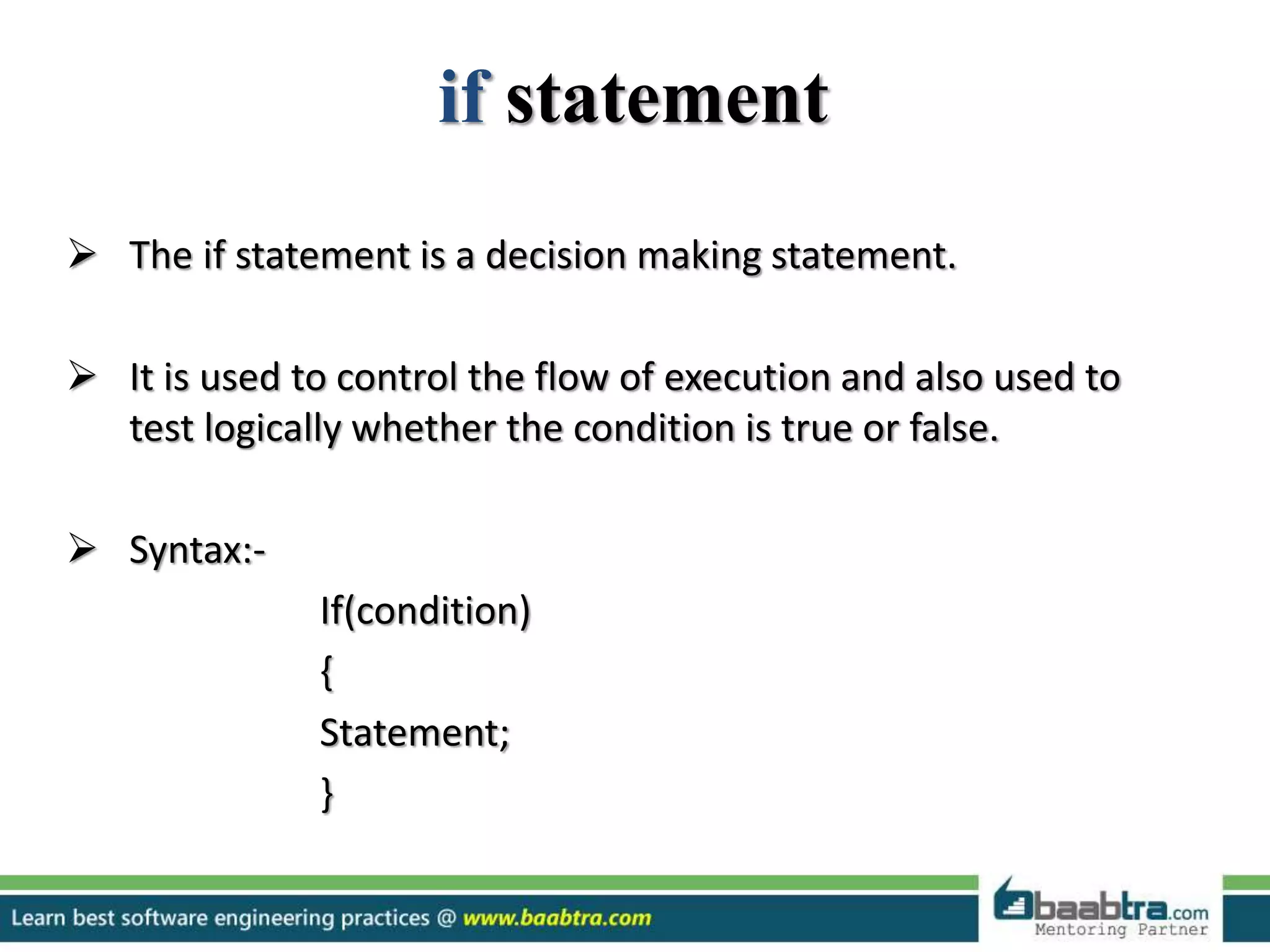 Control structures in c | PPT
