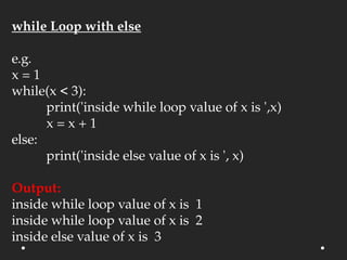 Comprehensive Guide to Python Control Structures and Looping Constructs ...