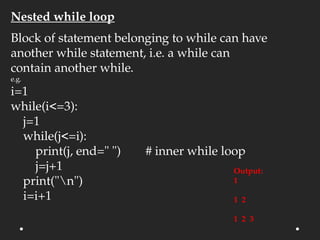Comprehensive Guide to Python Control Structures and Looping Constructs ...