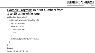 Control Structures looping statements PPT.pptx