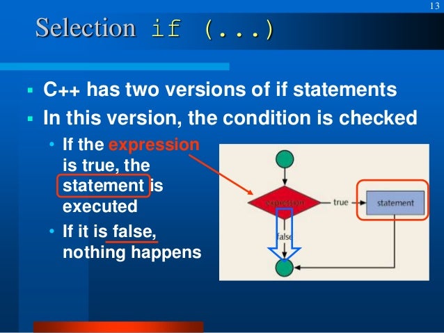 Control structures in C++ Programming Language