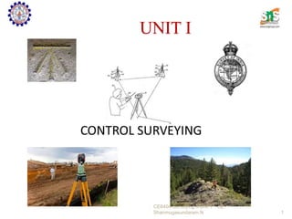 UNIT I
1
CE6404-Surveying II/Unit 1 by,
Shanmugasundaram.N
 