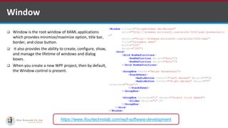 Controls Use in Windows Presentation Foundation (WPF) | PPTX