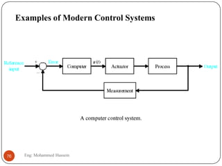 Examples of Modern Control Systems
76 Eng: Mohammed Hussein
 