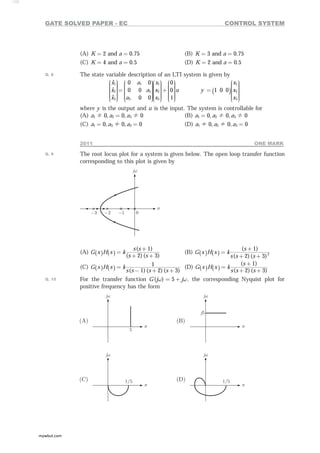 Control System for electronics and communication engineering | PDF