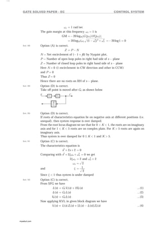 Control System for electronics and communication engineering | PDF