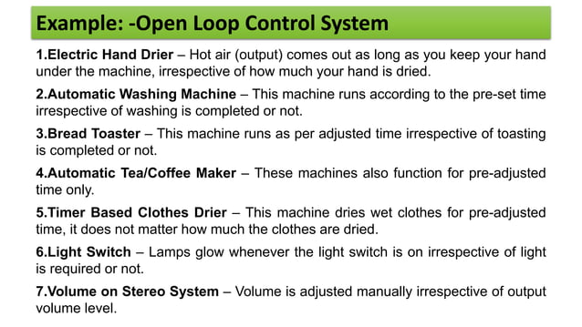 Control system basics, block diagram and signal flow graph | PPTX