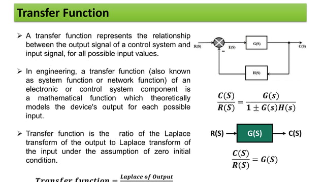 Control system basics, block diagram and signal flow graph | PPTX