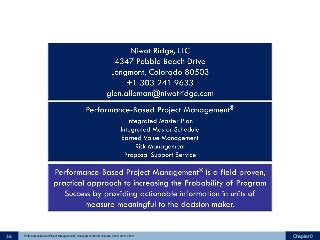 Chapter 036 Performance-Based Project Management®, Copyright © Glen B. Alleman, 2012, 2013, 2014
 