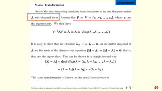 linear system by Meiling CHEN 49
Diagonization
 