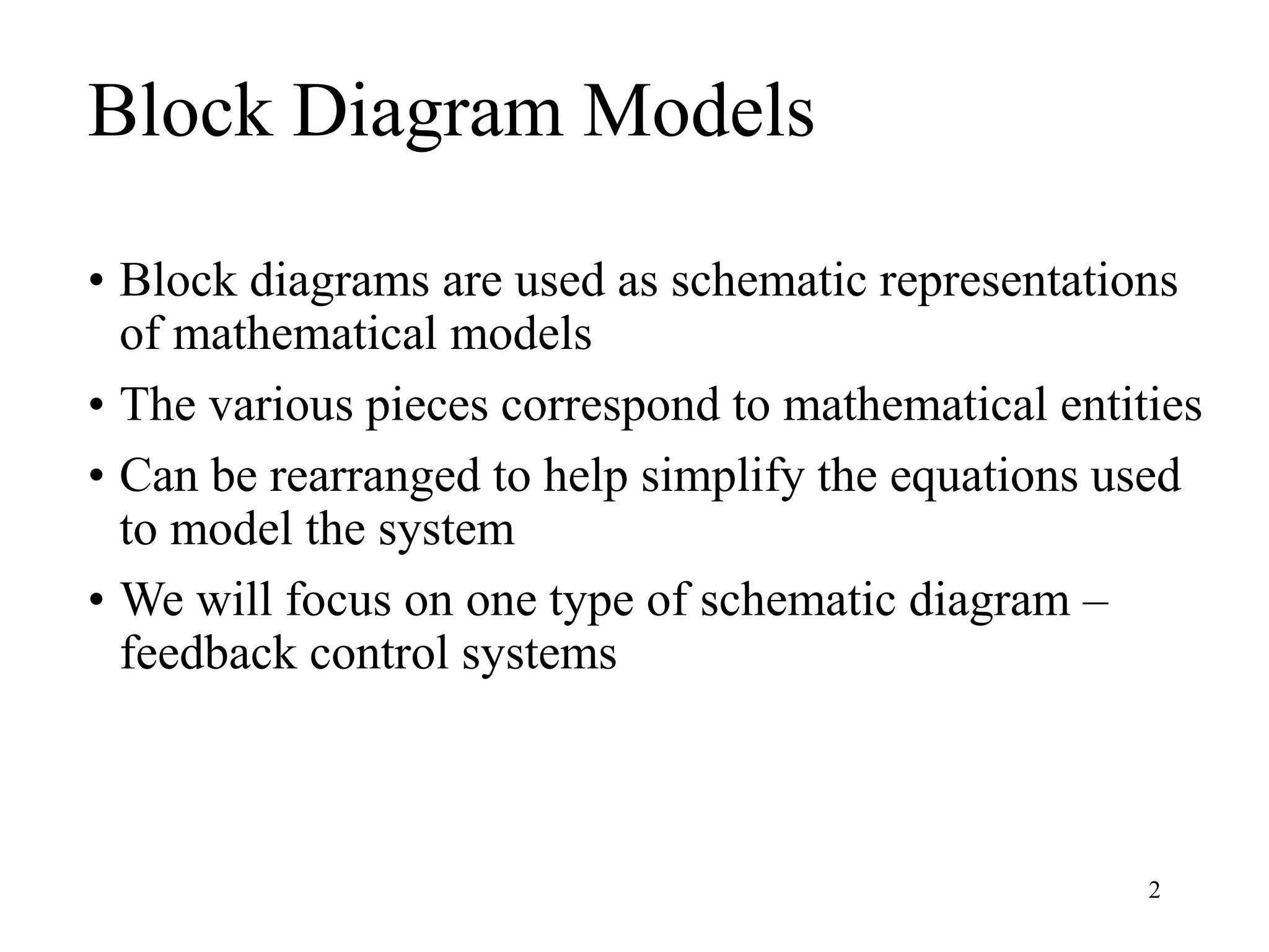 block diagram and signal flow graph representation | PPT