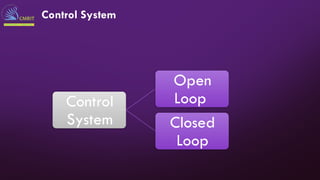 Control
System
Open
Loop
Closed
Loop
Control System
 