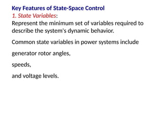 Status Space Control Control Systems in power systemWPS Office.pptx