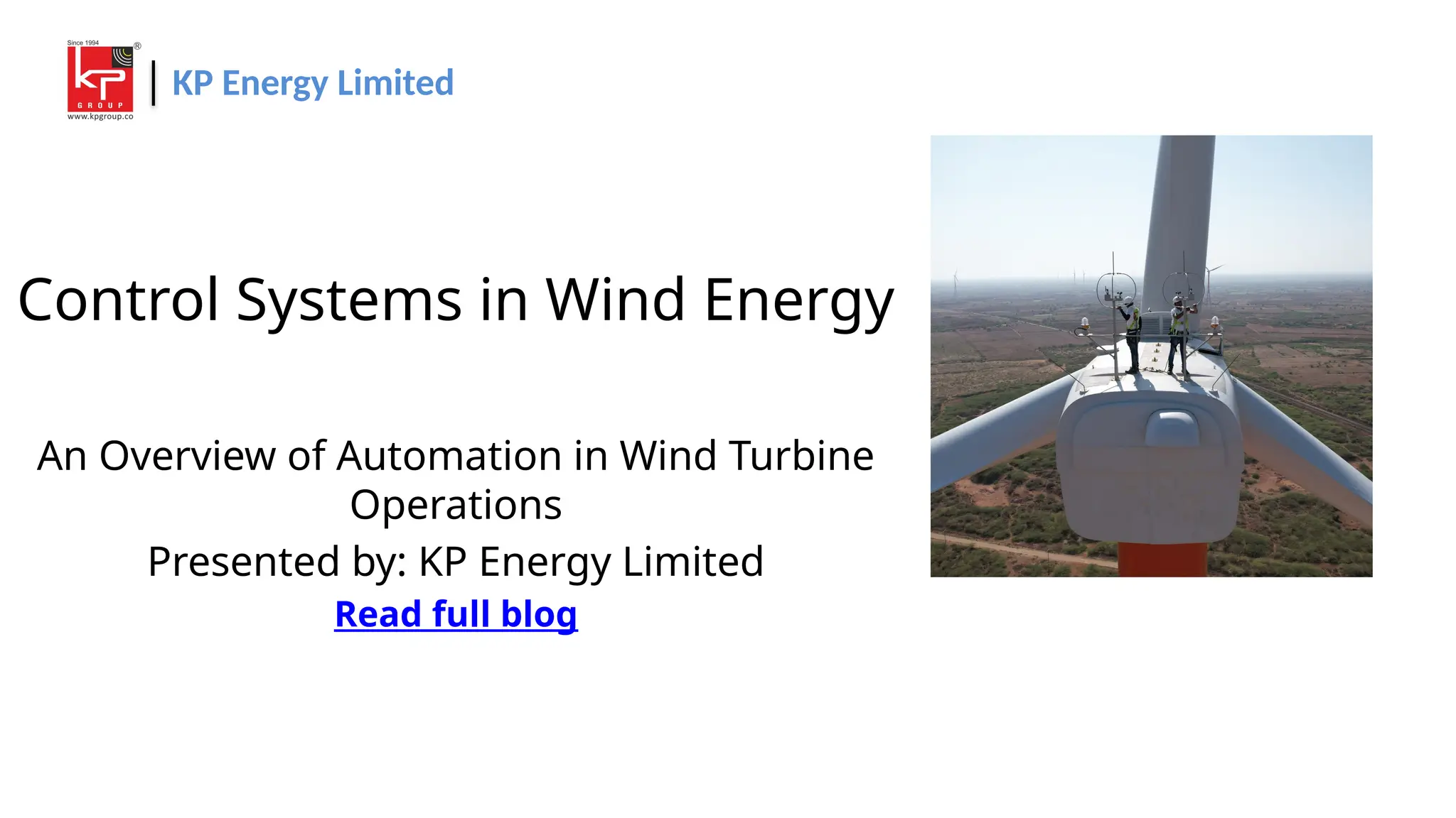 Image showcasing What Are the Different Types of Control Systems in Wind Energy? | PPTX