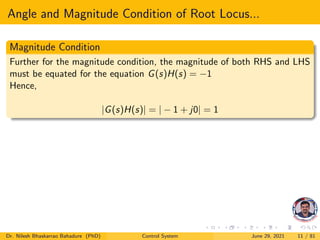 Control system stability root locus | PDF