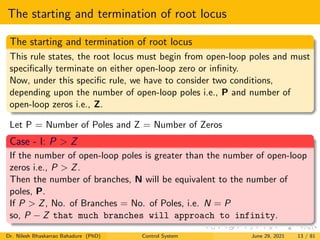 Control system stability root locus | PDF