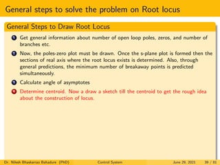 Control system stability root locus | PDF