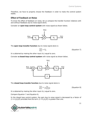 Control systems tutorial | PDF