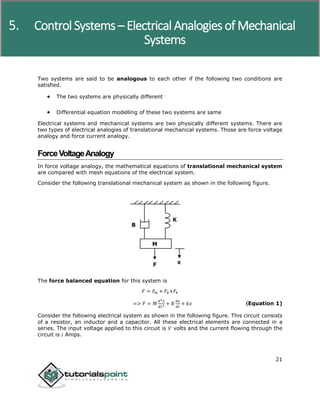 Control systems tutorial | PDF