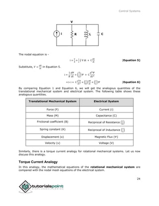 Control systems tutorial | PDF | Technology & Computing